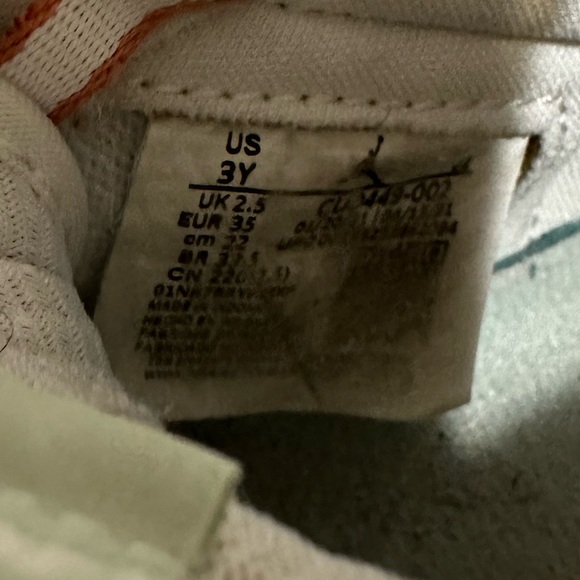 Nike Air Jordan 1 High OG Seafoam size 3 youth - Picture 8 of 8